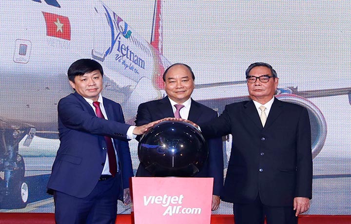 Góp phần kêu gọi đầu tư vào Kiên Giang, Vietjet công bố kế hoạch khai thác loạt đường bay mới tới Phú Quốc